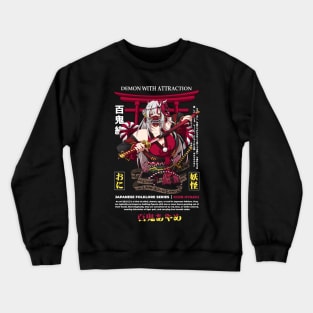 Hololive Japan Nakiri Ayame Demon Crewneck Sweatshirt